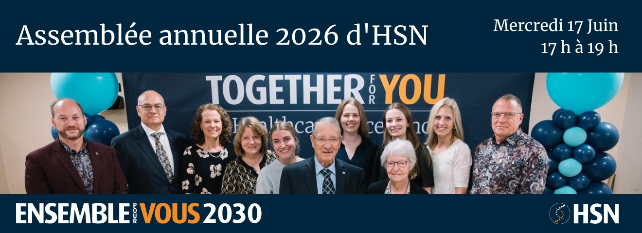 Assemblée annuelle 2025 d'HSN, débutant à 17 h le 18 juin par voie électronique MS Teams.